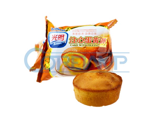 Cup cake packaging with nitrogen filling