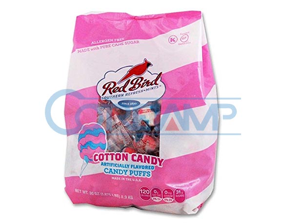 Cotton candy packaging
