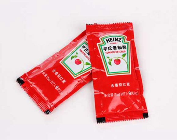 4 Side Seal Sachet Ketchup packaging