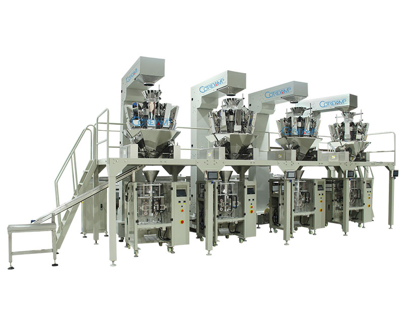 Multi-function Full Automatic Weighing Packing Line Machine