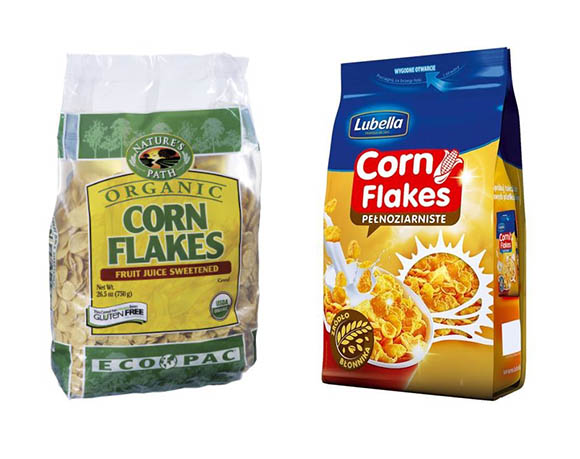 Corn flakes packaging