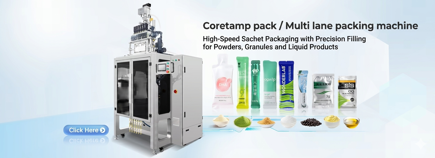 multi-lane packing machine