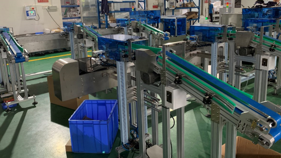 Automatic carton/box packing machine line