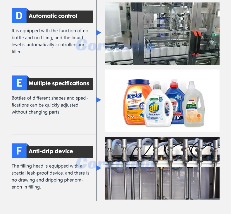 Automatic Fruit Juice Sauce Oil Liquid Filling Equipment
