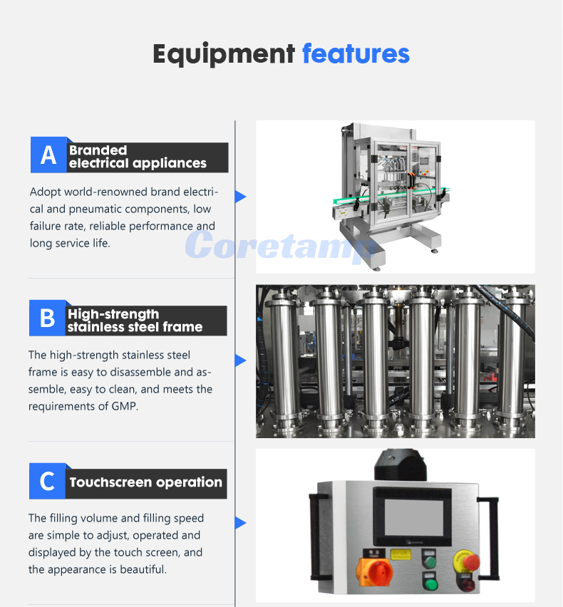 Automatic Fruit Juice Sauce Oil Liquid Filling Equipment