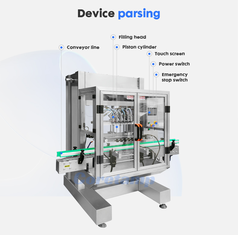 Automatic Fruit Juice Sauce Oil Liquid Filling Equipment