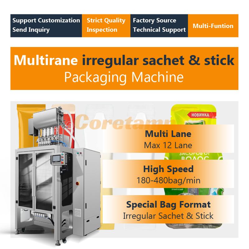 Honey Wet Cat Treat Ice Stick Packing Machine