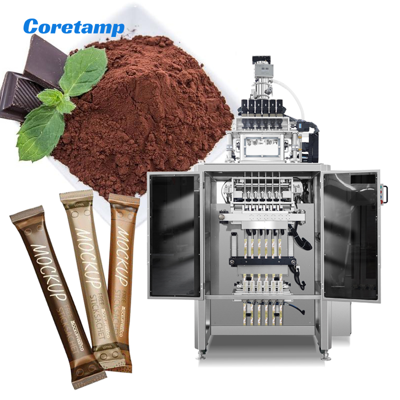 2-in-1 instant coffee mix stick pack packaging machines