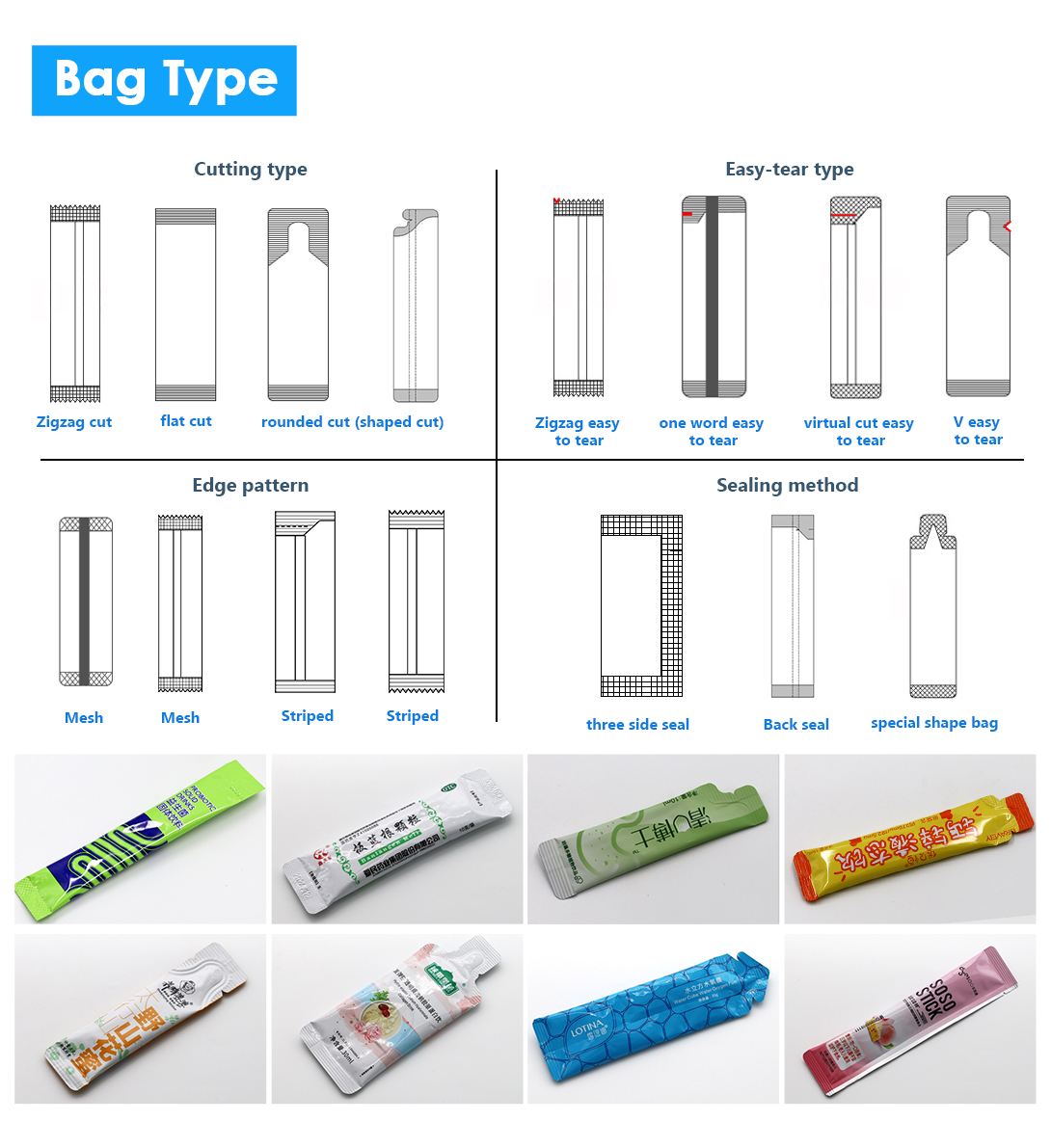 8-Lane Powder Stick Packaging of Pharmaceutical