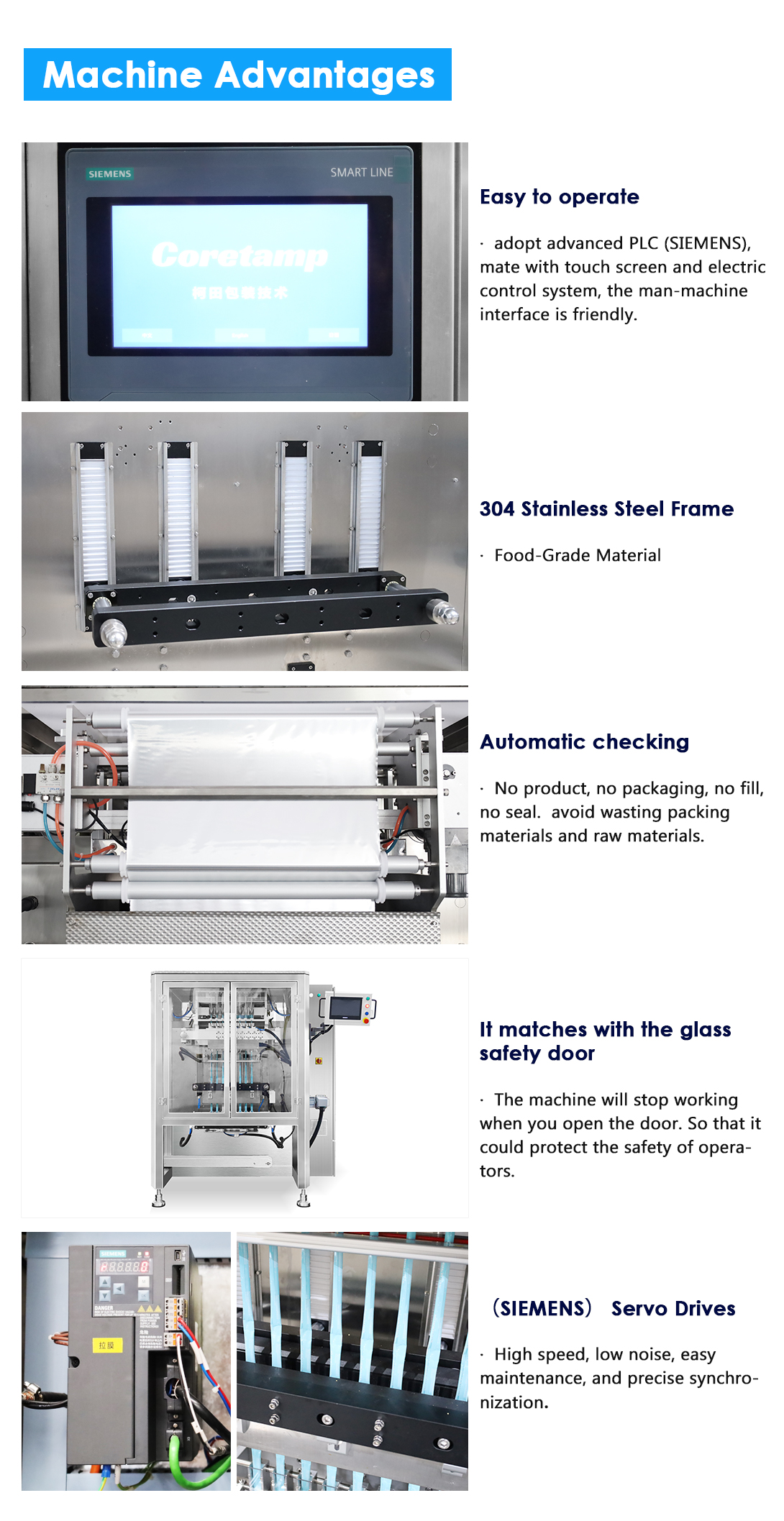 machine advantages