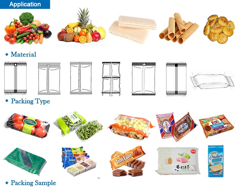  Automatic oyster mushroom with tray flow packing machine