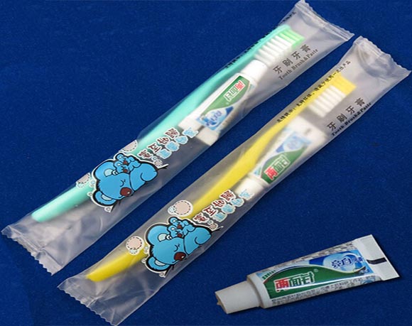 Disposable toothbrush packaging