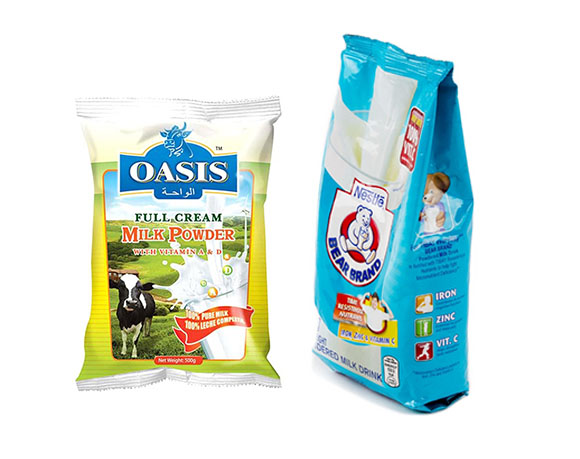 Milk powder packaging