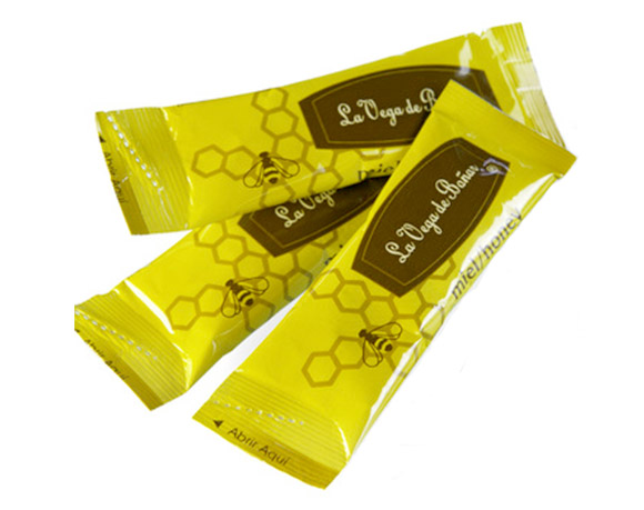 Honey sachet packaging