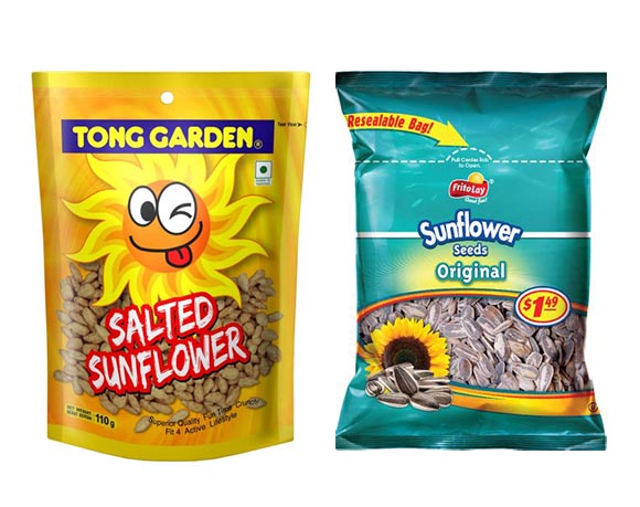 Sunflower seed packaging