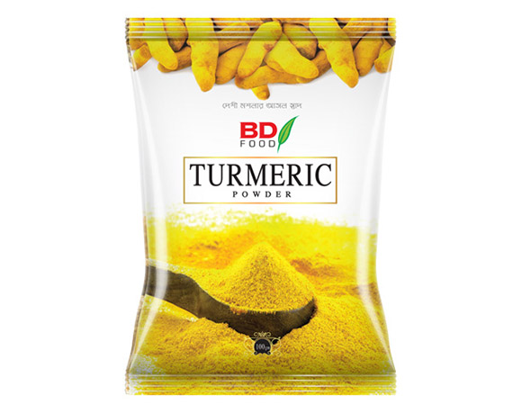 Turmeric powder packaging