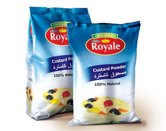 Custard powder packaging