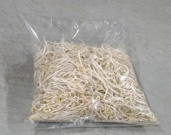 Bean sprout bag packaging