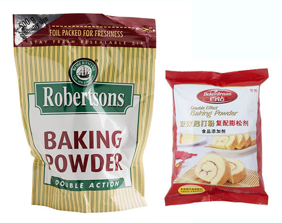 Baking powder packaging