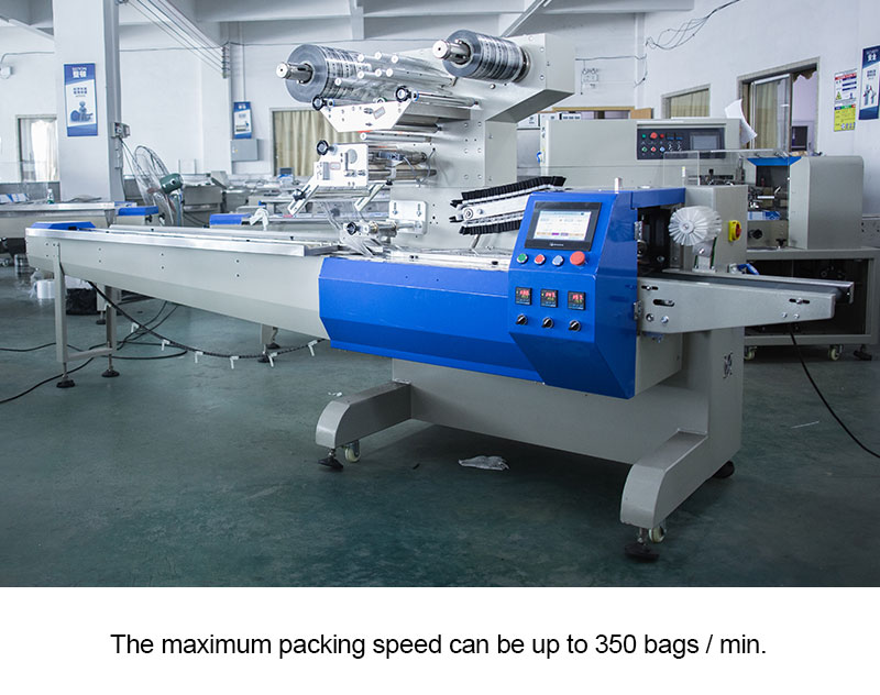 High Speed Servo Packaging Machine ( Double Film Shaft )