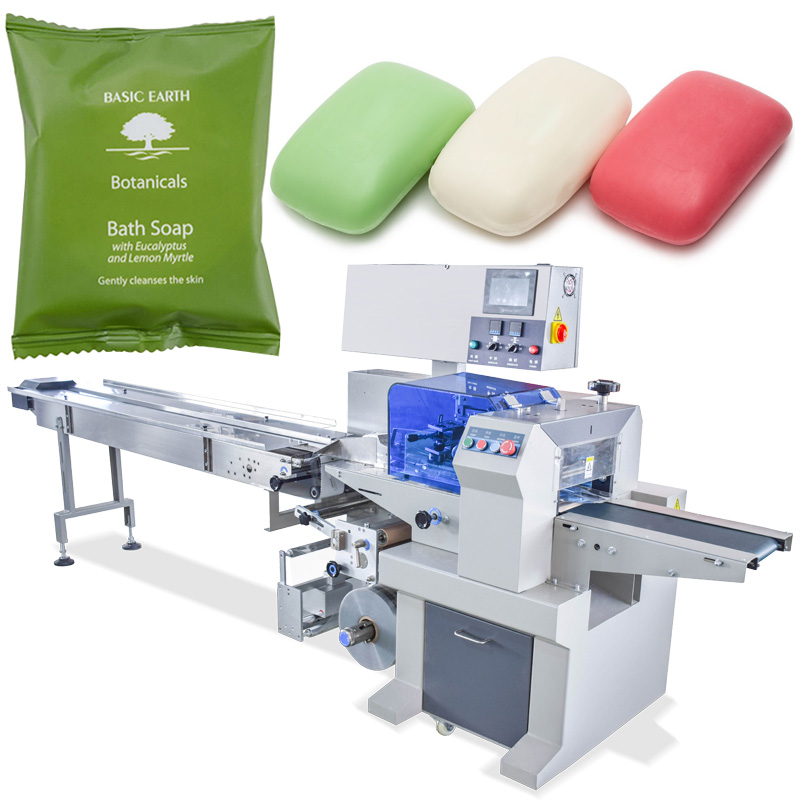 Automatic soap packing machine with auto feeder