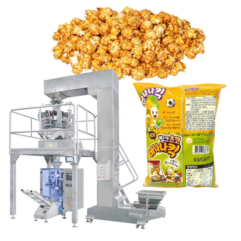 Automatic Popcorn packing machine line