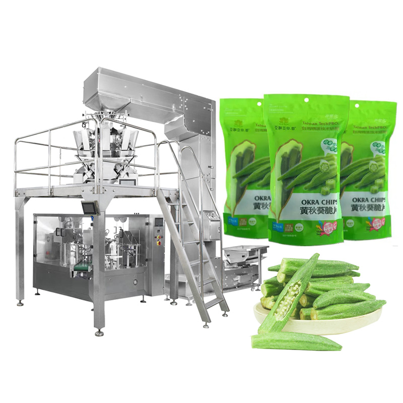 Grain / Solid Food Pouch Doypack Packing Machine with Zipper