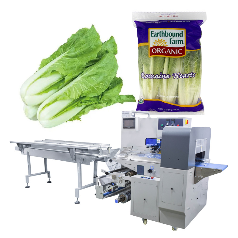 Fresh vegetable Horizontal Flow Wrapper Machine