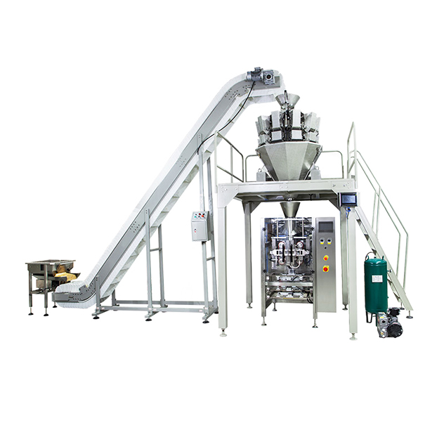 Vertical Vacuum Packing Machine With Multihead Weigher