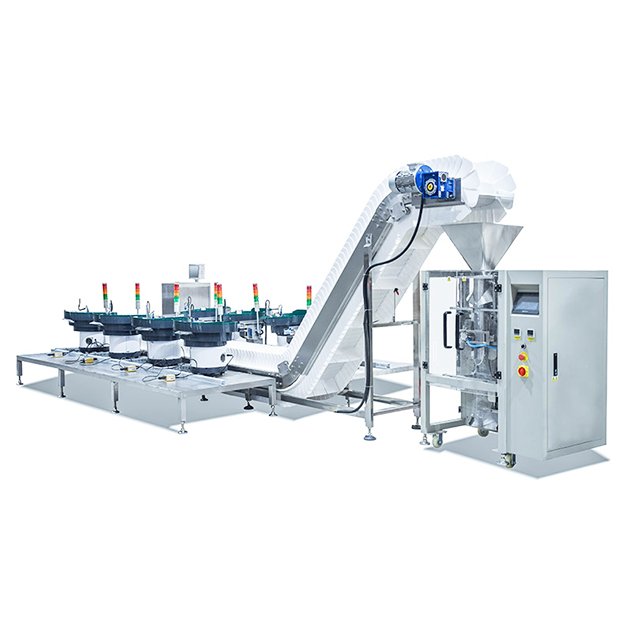 Counting Packaging Machine With 8 Vibrate Feeder For Different Material In One Bag