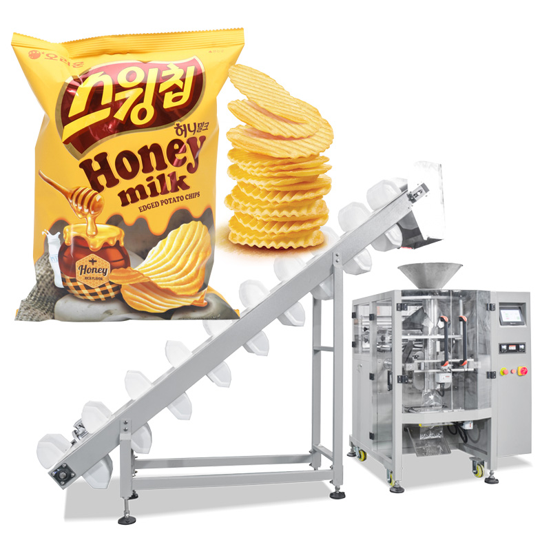 Semi-automatic Packaging Machine With Chain Bucket