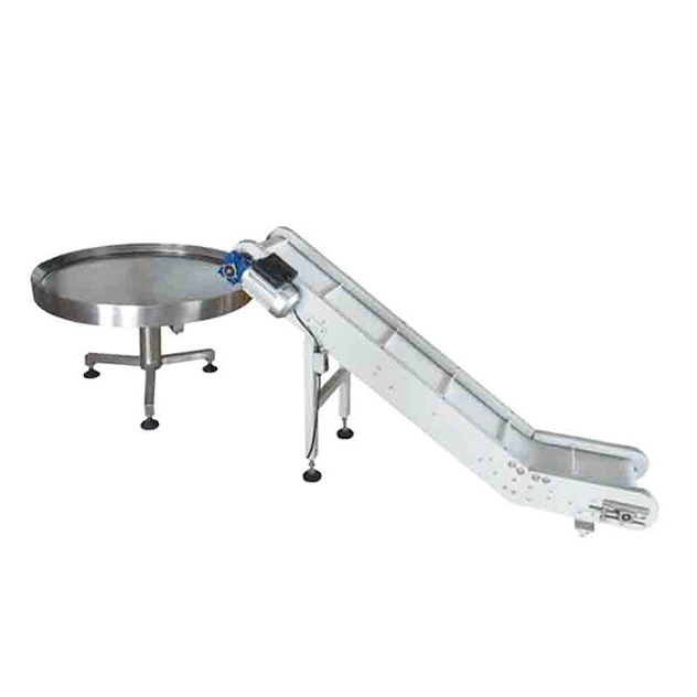 Take away conveyor & rotary collection table