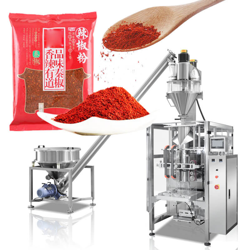 Spice packaging machine for spice powder sachet pouch