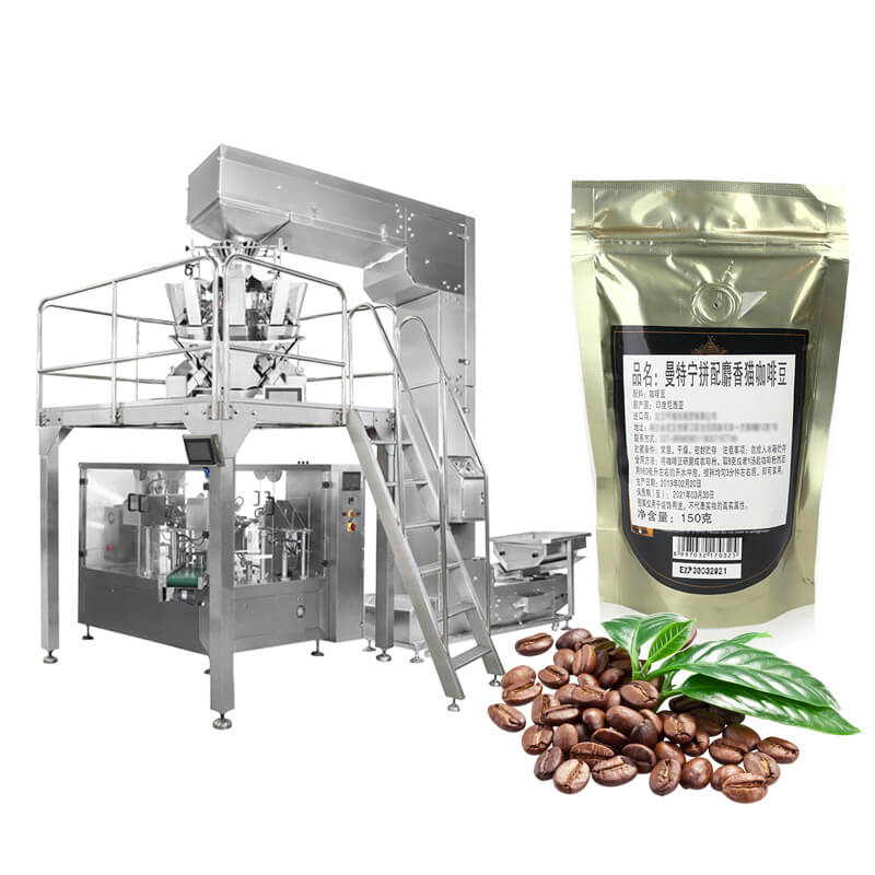 Coffee bean packing machine 