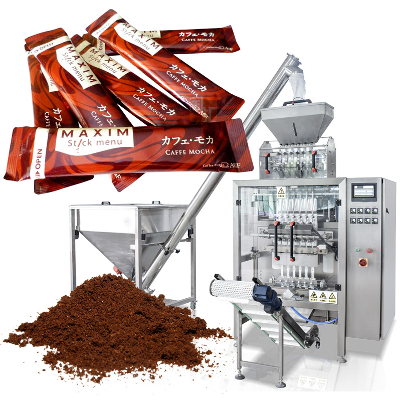 Coffee powder Stick Packing Machine 6 lane output 