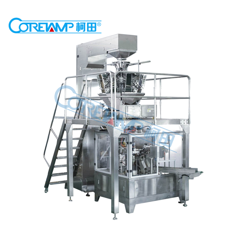 Beans packaging machine for Zipper pouch 