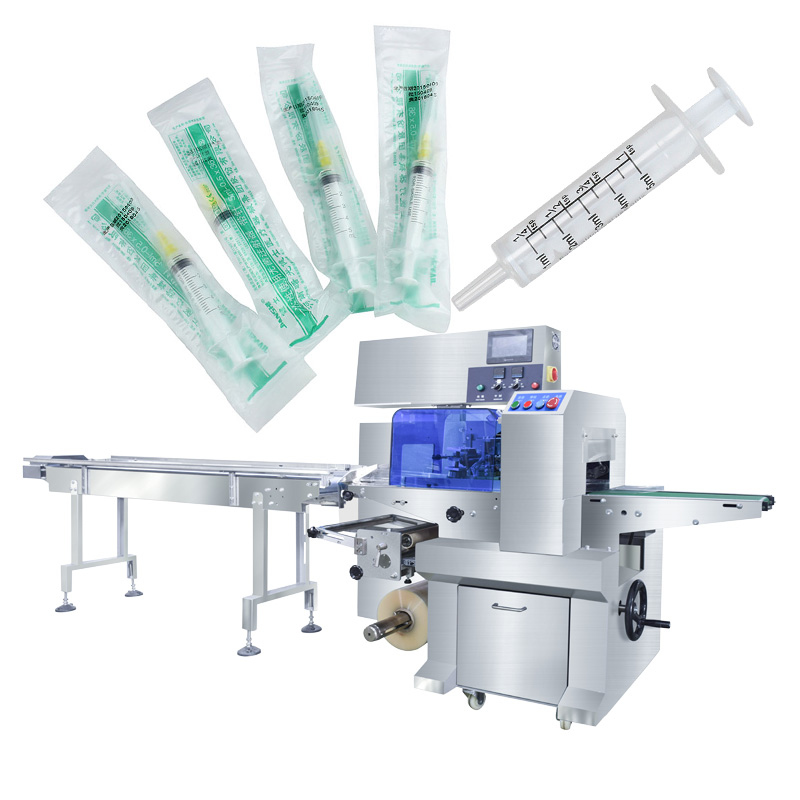 Automatic syringe flow packing machine