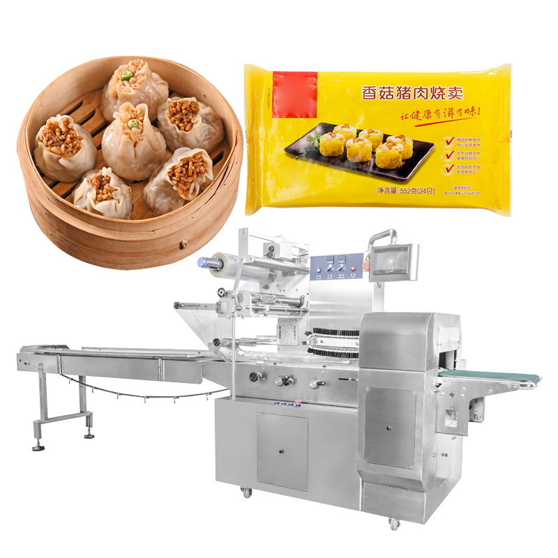 Tray frozen food packing machine