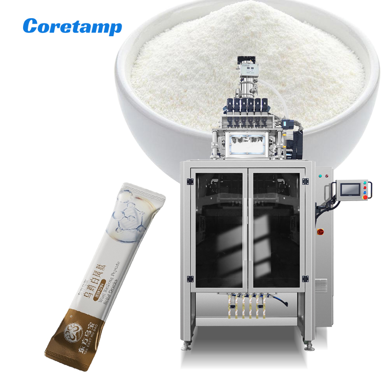 4 Lane camel milk coffee powder stick pack machine