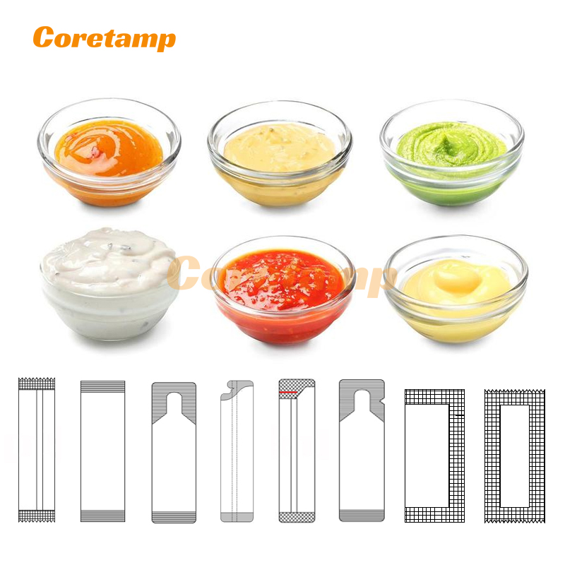 6 Lane Mouthwash Sachet Cat Pet Meat Sauce Liquid Snack Stick Packing Machine