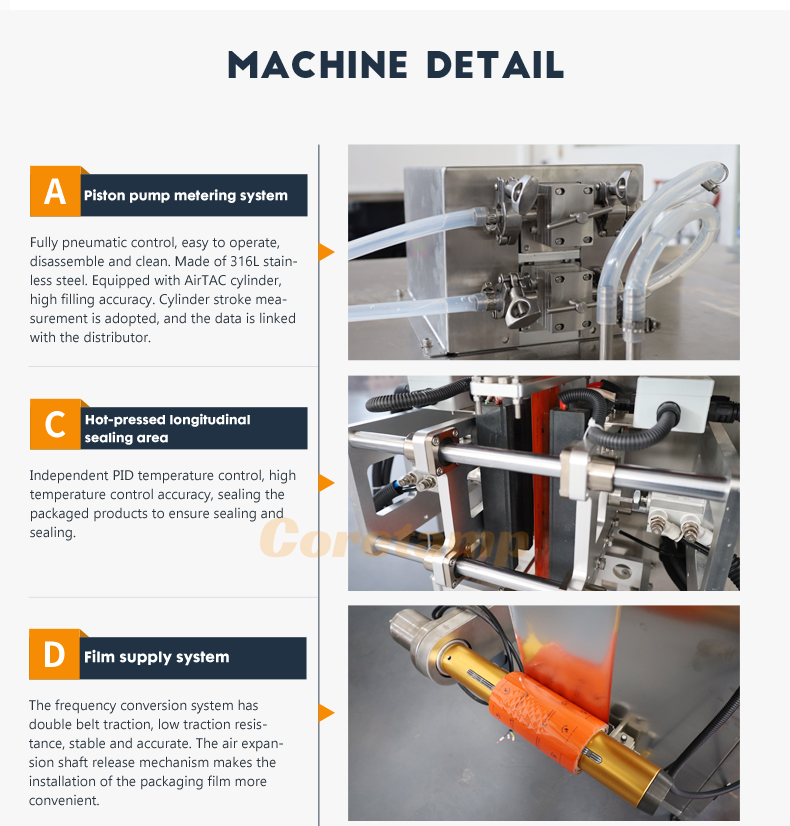 2 lane Ice Stick Liquid Sachet Packing Machine