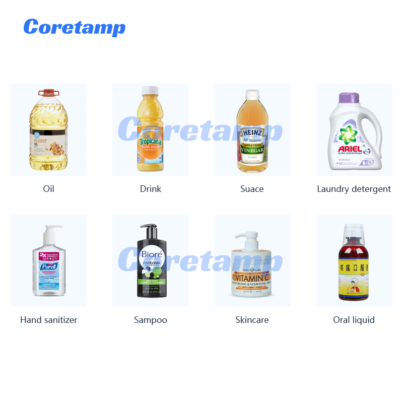 Automatic Fruit Juice Sauce Oil Liquid Filling Equipment