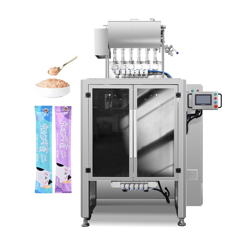 Honey Wet Cat Treat Ice Stick Packing Machine