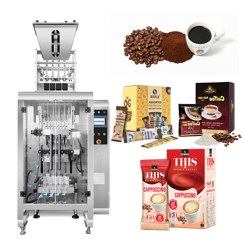 Four Sides Sealing Coffee Sachet Packing Machine