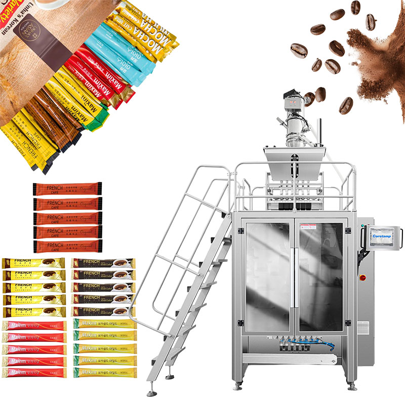 Coffee powder Stick Packing Machine 6 lane output 